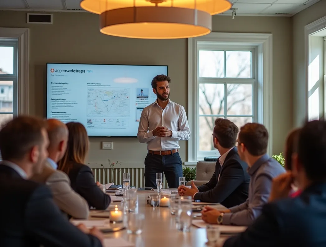 Professional business coaching session